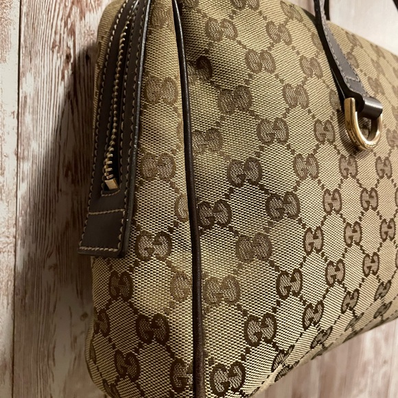 Gucci Beige and Brown Signature shoulder bag , original - Picture 7 of 16
